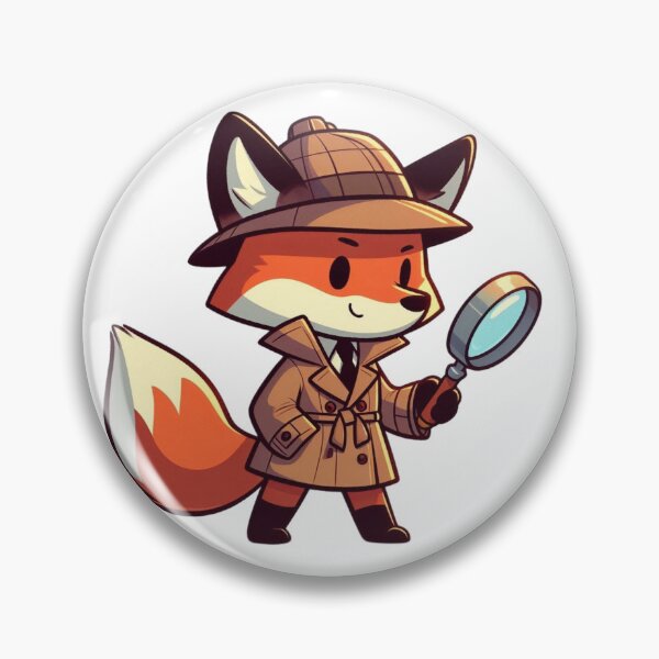 Item preview, Fox Detective - Mystery Cartoon Animal designed and sold by Confuzz1ed.