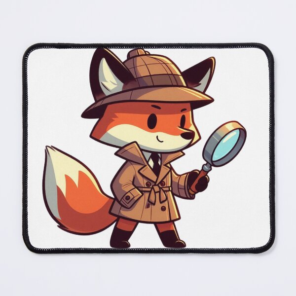 Item preview, Fox Detective - Mystery Cartoon Animal designed and sold by Confuzz1ed.