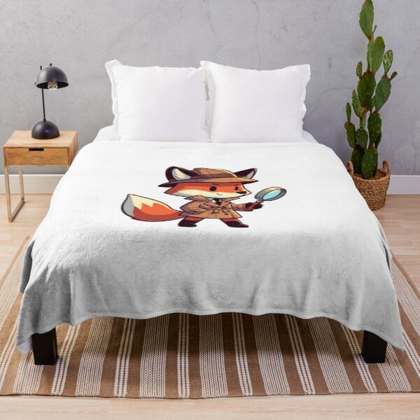 Item preview, Fox Detective - Mystery Cartoon Animal designed and sold by Confuzz1ed.