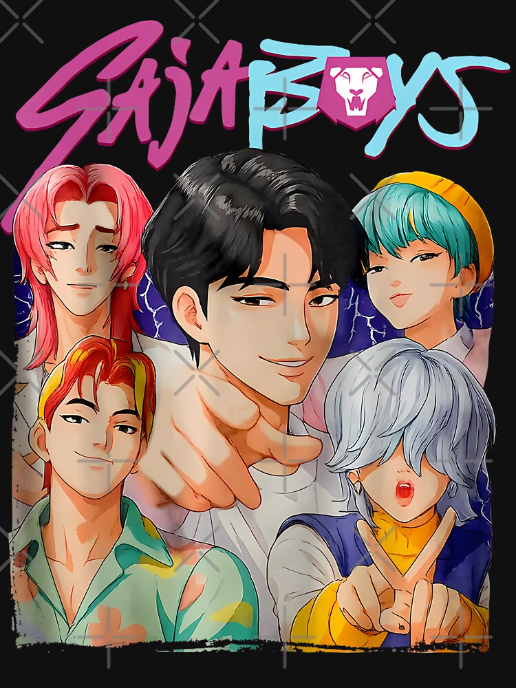 KPop Demon Hunters Saja Boys Bootleg T-Shirt - Offiziell Lizenziert