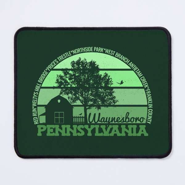 Item preview, Waynesboro Pennsylvania Sunset Retro Vintage Local Pride Logo designed and sold by CRHPOD20.