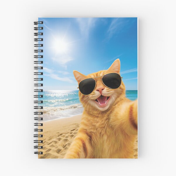 Item preview, Cute Funny Cat Selfie at the Beach  designed and sold by MO DESIGNS.