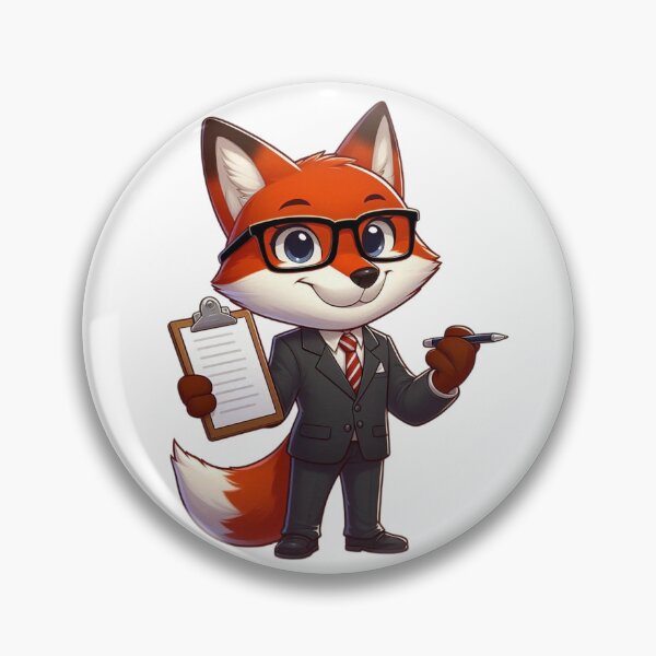 Item preview, Fox Teacher - Smart Cartoon Animal designed and sold by Confuzz1ed.