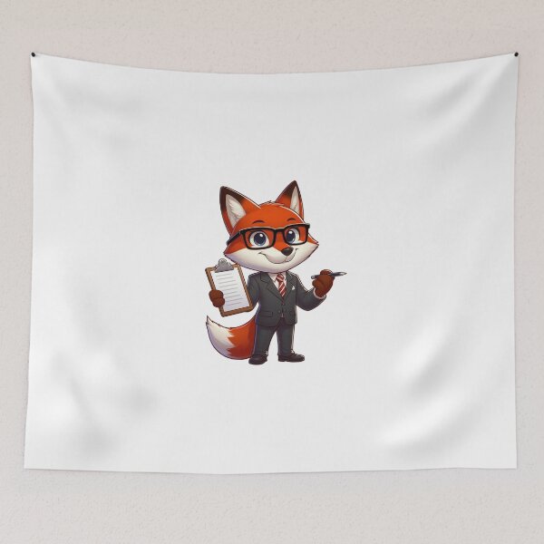 Item preview, Fox Teacher - Smart Cartoon Animal designed and sold by Confuzz1ed.
