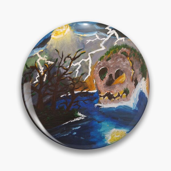 Item preview, Spooky Skull Island designed and sold by ArtbyBrittney.