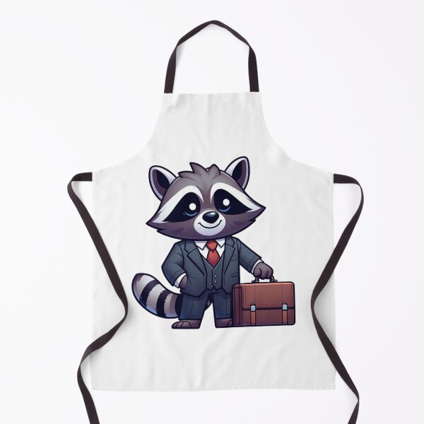 Item preview, Raccoon Businessman - Office Cartoon Animal designed and sold by Confuzz1ed.