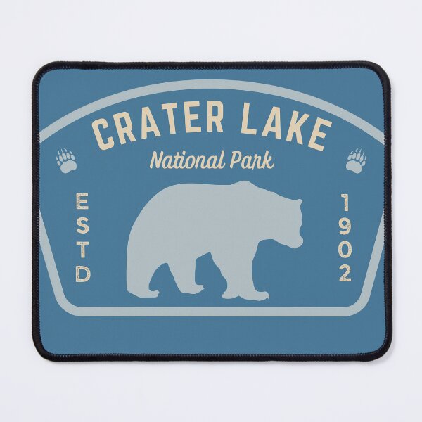 Item preview, Crater Lake National Park Badge designed and sold by The Wandering Bookworm.