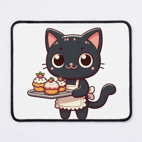 Item preview, Cat Baker - Sweet Dessert Cartoon designed and sold by Confuzz1ed.