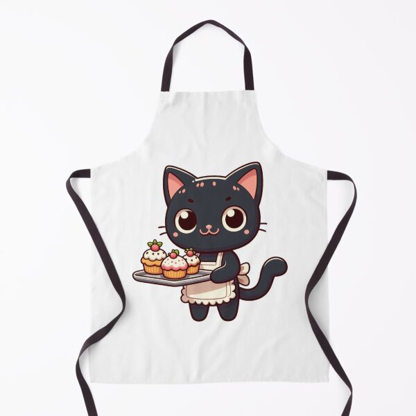 Item preview, Cat Baker - Sweet Dessert Cartoon designed and sold by Confuzz1ed.