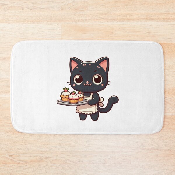 Item preview, Cat Baker - Sweet Dessert Cartoon designed and sold by Confuzz1ed.