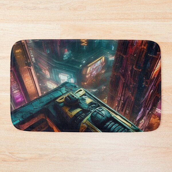 Item preview, Cyberpunk Cityscape 3 - Sci Fi Art concept designed and sold by Delerat7.