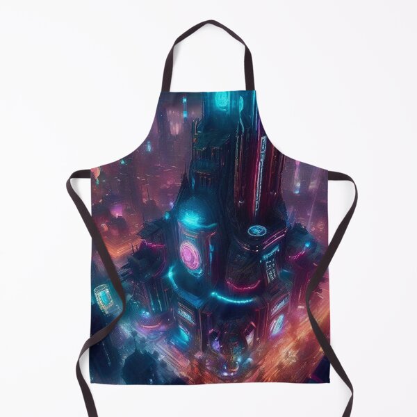 Item preview, Cyberpunk Cityscape 5 - Sci Fi Art concept designed and sold by Delerat7.