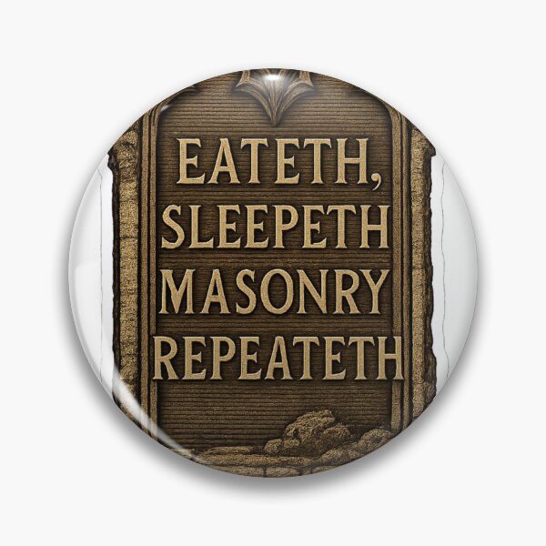 Item preview, Eat, sleep, masonry, repeat….eth designed and sold by DrDoke.