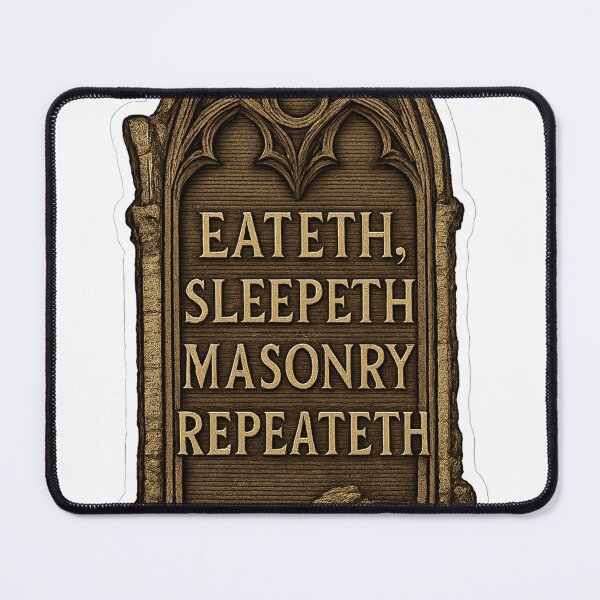 Item preview, Eat, sleep, masonry, repeat….eth designed and sold by DrDoke.