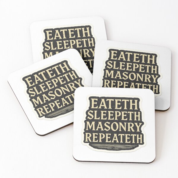 Item preview, Eat, sleep, masonry repeat….eth designed and sold by DrDoke.