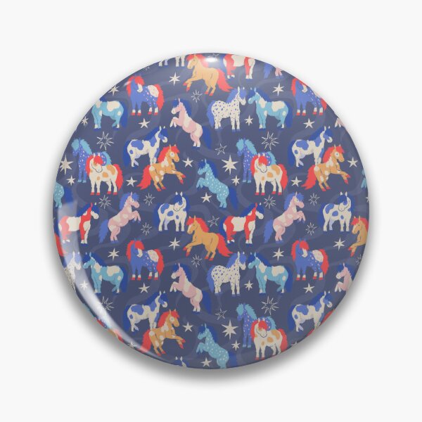 Item preview, Fuzzy Pet Ponies - Blue designed and sold by inkedinred.
