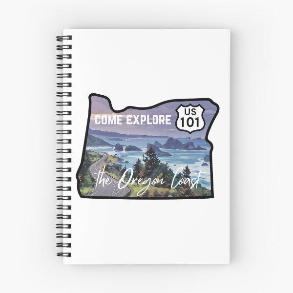 Item preview, Come Explore the Oregon Coast, Highway 101 designed and sold by The Wandering Bookworm.