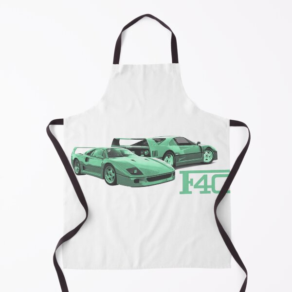 Item preview, Ferrari F40 Green Neon Retro Supercar Art designed and sold by thundergearshop.