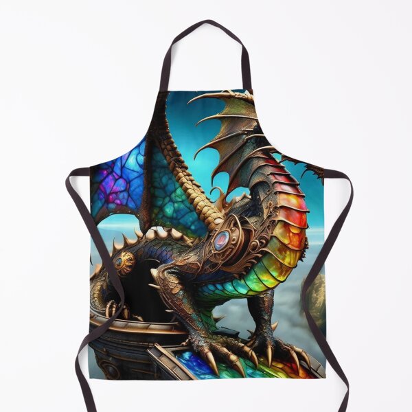 Item preview, Stained Glass Dragon - Dark Fantasy Art concept designed and sold by Delerat7.