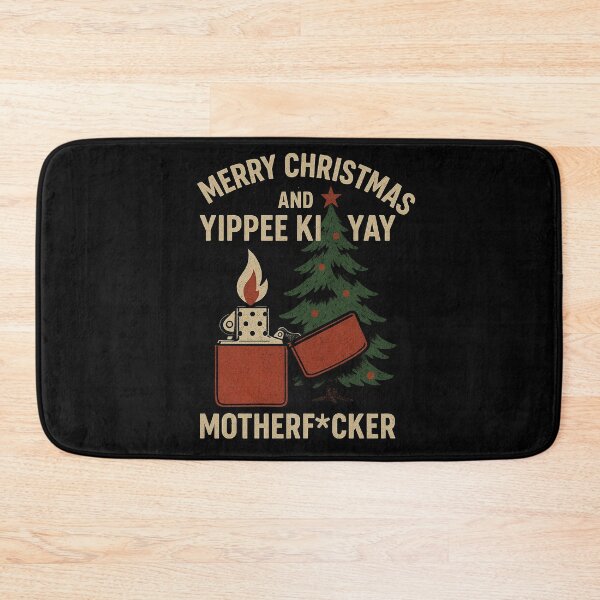 Item preview, MERRY CHRISTMAS AND YIPPEE KI YAY MOTHERF*CKER, die hard christmas designed and sold by NiceSign.