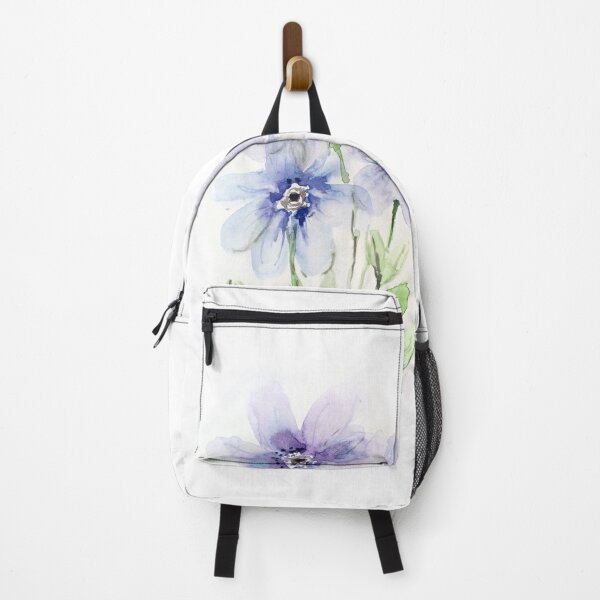 Item preview, Translucent Blue Watercolor Flowers designed and sold by Kara Draws.