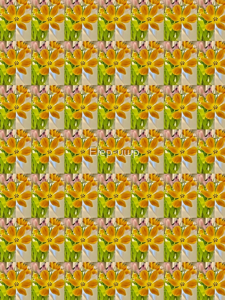 Thumbnail 3 of 3, Scarf, yellow tulip, beginning of springtimee designed and sold by Elep-be.
