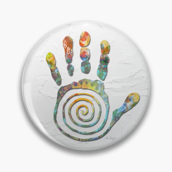 Item preview, Mandala Healing Hand Art designed and sold by Sharon Cummings Art.