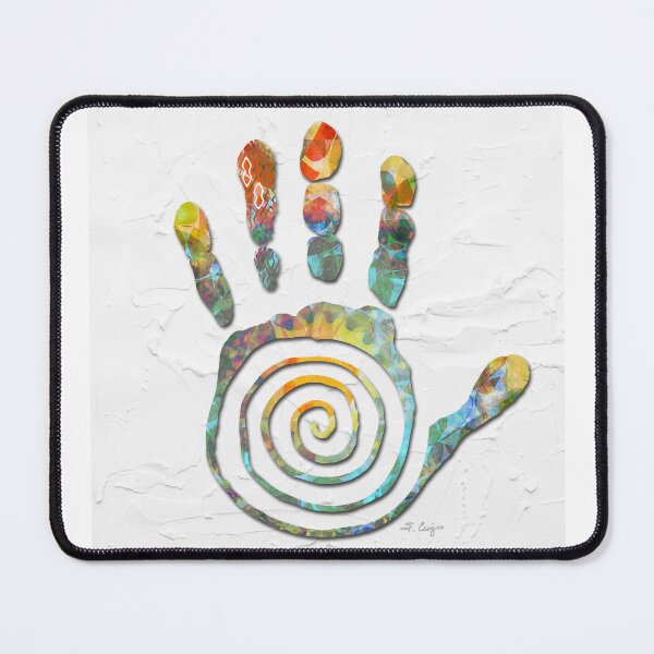 Item preview, Mandala Healing Hand Art designed and sold by Sharon Cummings Art.