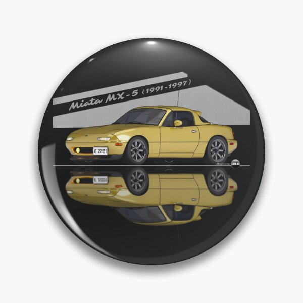 Item preview, Miata - MX-5 NA 1991-1997 (Sunburst Yellow) - Small Car, Big Smile designed and sold by Azaziel.