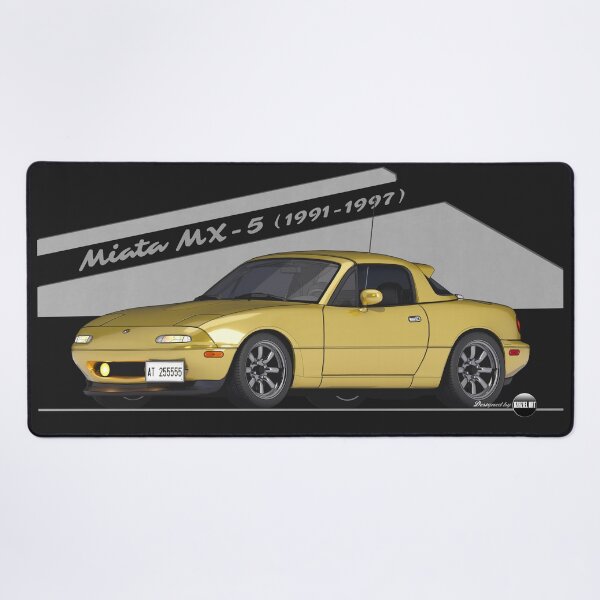 Item preview, Miata - MX-5 NA 1991-1997 (Sunburst Yellow) - Small Car, Big Smile designed and sold by Azaziel.