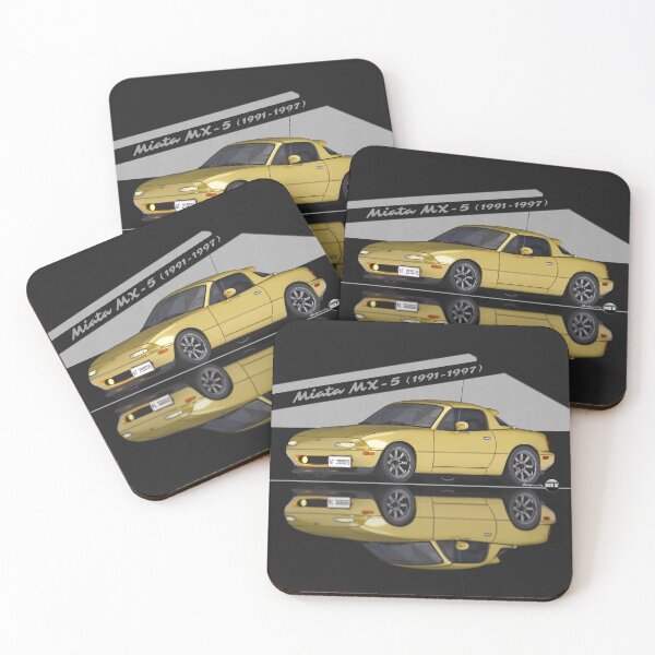 Item preview, Miata - MX-5 NA 1991-1997 (Sunburst Yellow) - Small Car, Big Smile designed and sold by Azaziel.
