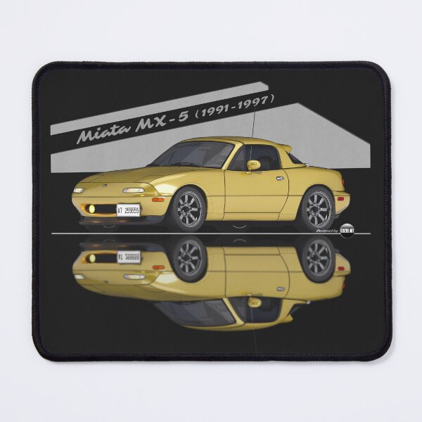 Item preview, Miata - MX-5 NA 1991-1997 (Sunburst Yellow) - Small Car, Big Smile designed and sold by Azaziel.