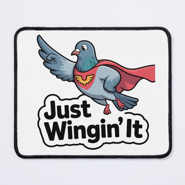 Item preview, Just Wingin' It Pigeon designed and sold by theartfulaspie.