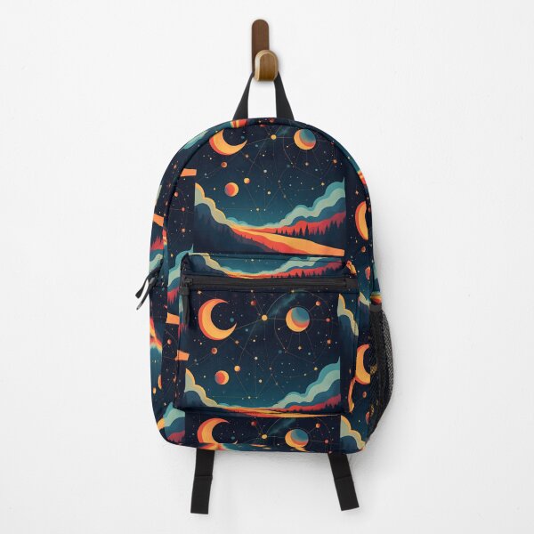 Item preview, Geometric Galaxy – Celestial Map in Bauhaus Pop Art Style designed and sold by WhimsicalThredz.