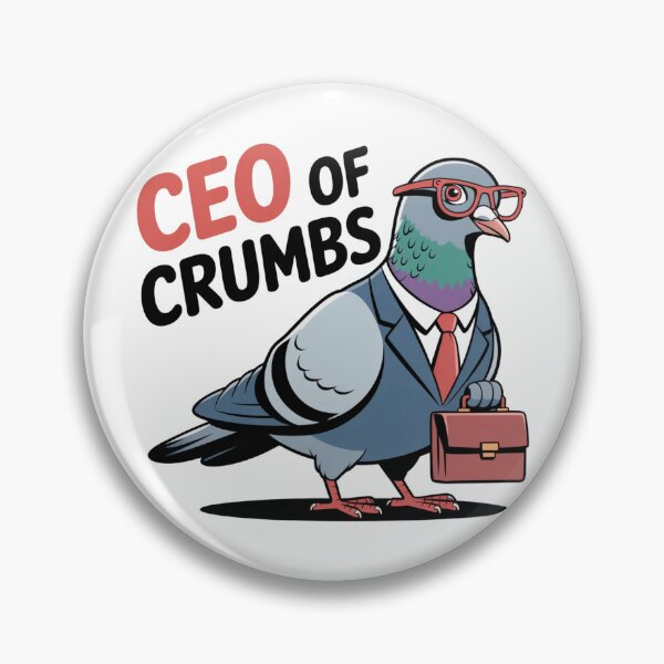 Item preview, CEO of Crumbs Pigeon designed and sold by theartfulaspie.