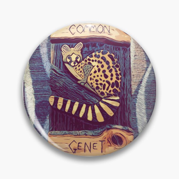 Item preview, African Common Genet On Tree Branch Intarsia designed and sold by Jonathan's Nature Crafts.