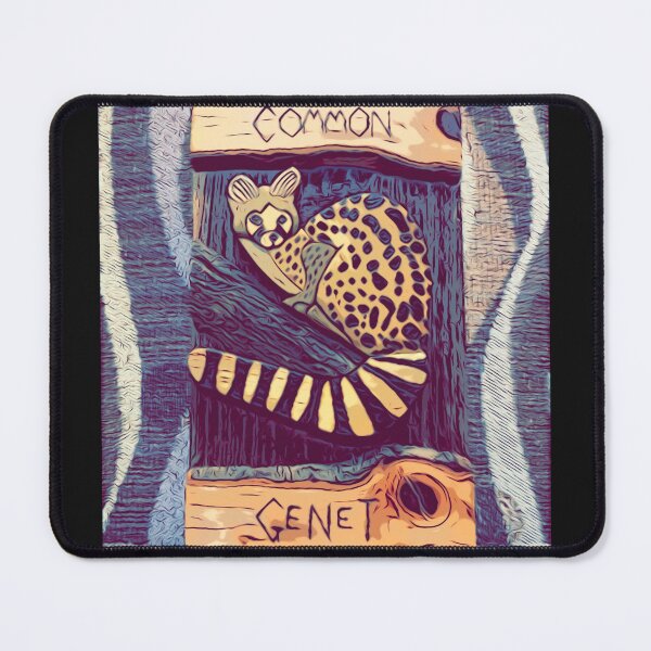 Item preview, African Common Genet On Tree Branch Intarsia designed and sold by Jonathan's Nature Crafts.