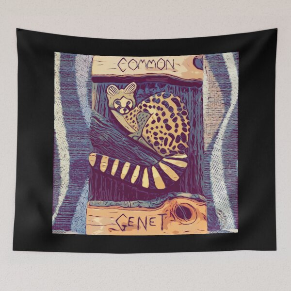 Item preview, African Common Genet On Tree Branch Intarsia designed and sold by Jonathan's Nature Crafts.