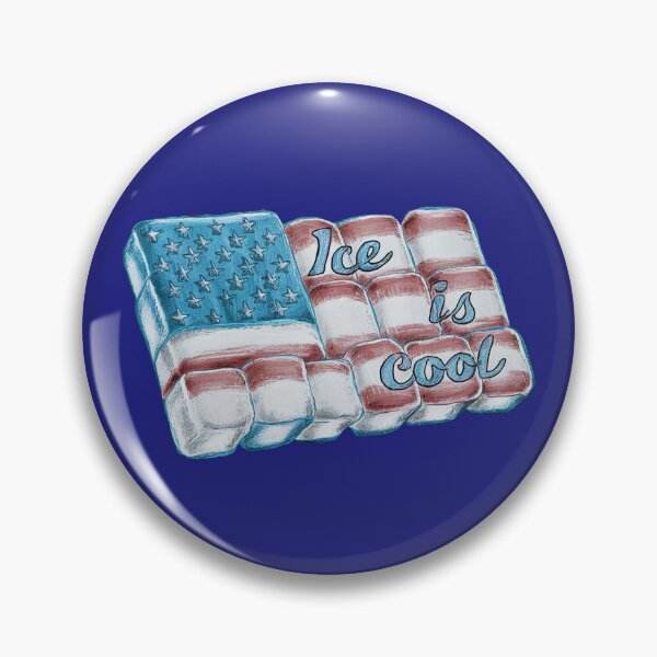Item preview, 3D Ice Cube with American Flag Design designed and sold by AnimalAirtistry.