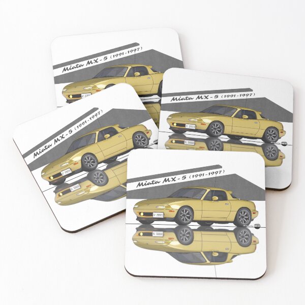 Item preview, Miata - MX-5 NA 1991-1997 (Sunburst Yellow) - Small Car, Big Smile designed and sold by Azaziel.