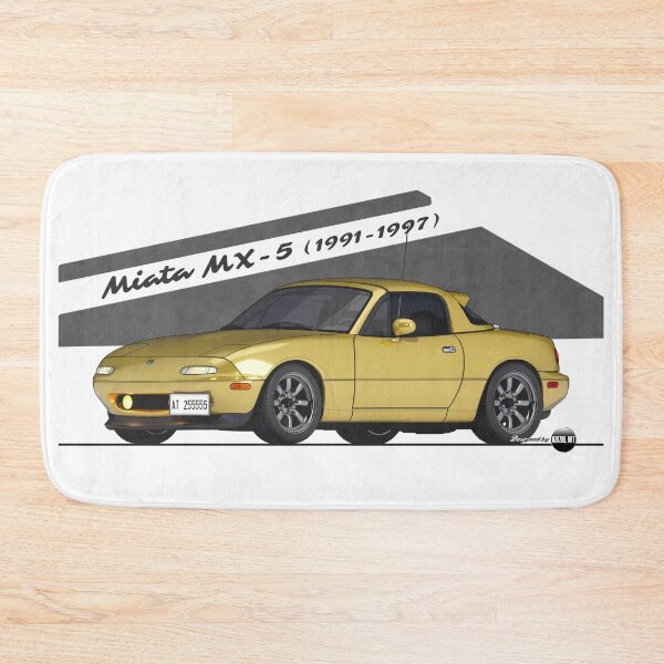 Item preview, Miata - MX-5 NA 1991-1997 (Sunburst Yellow) - Small Car, Big Smile designed and sold by Azaziel.