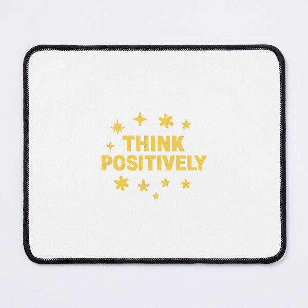 Item preview, Think Positively - Bold Yellow Motivational Design designed and sold by Halaelnaggar.