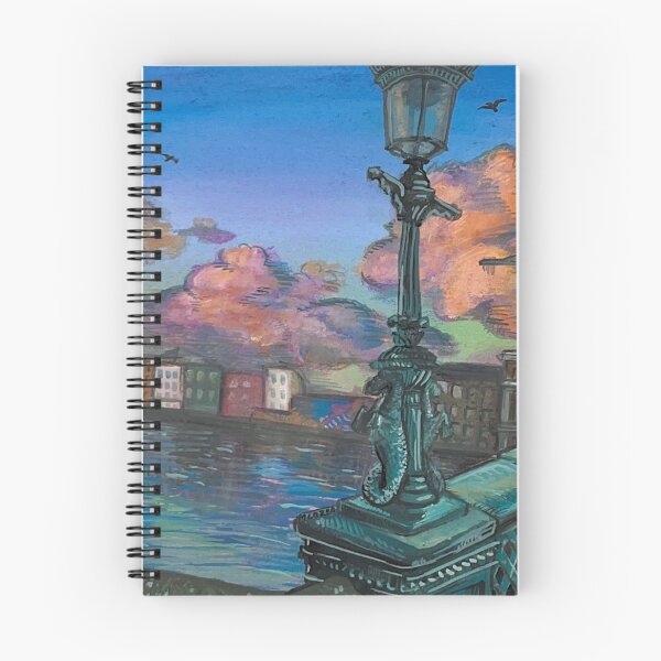 Item preview, Liffey River in Gouache designed and sold by evenspookier.