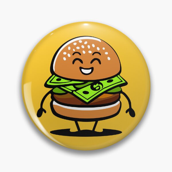 Item preview, Dollar Burger Guy – Cute Face, Capitalist Core designed and sold by Minna Cross.