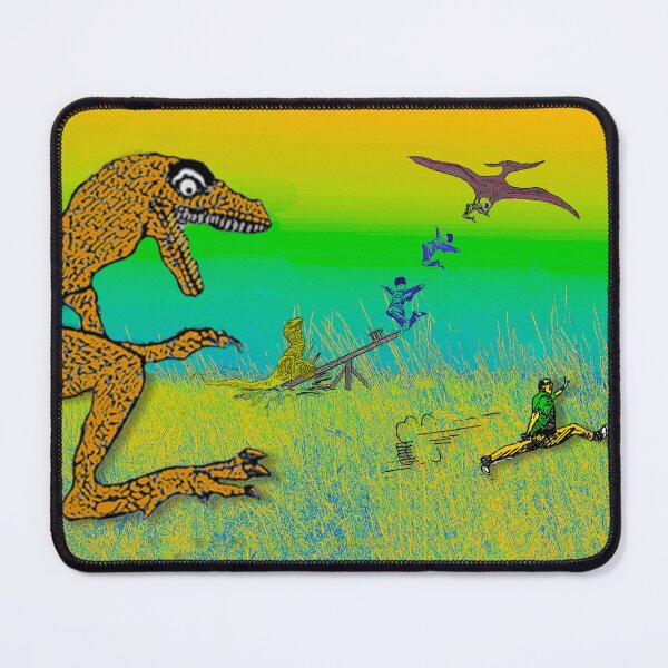 Item preview, Dinosaurs running wild through the park! designed and sold by UncleBunkle.