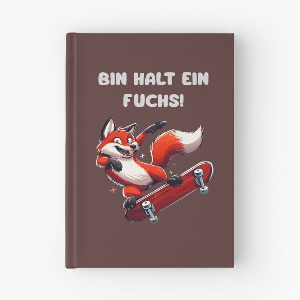 Item preview, Funny Sports Product Fox on a skateboard- BIN HALT EIN FUCHS designed and sold by Gadget80.