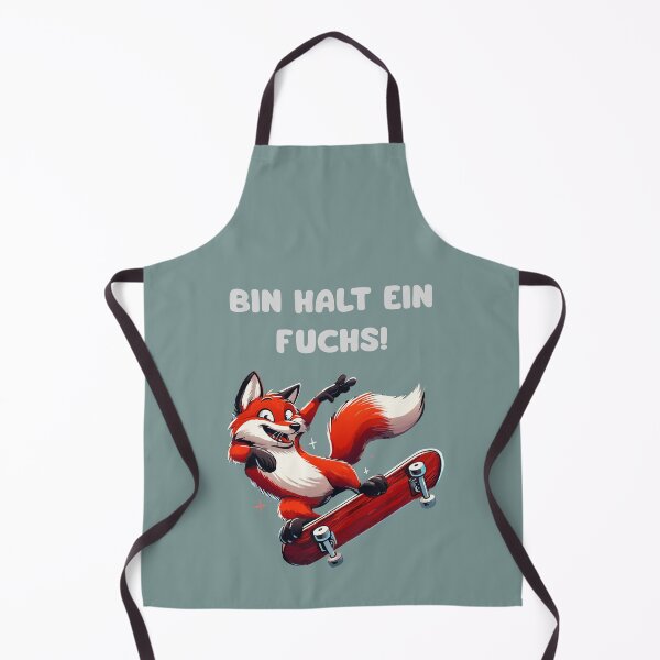 Item preview, Funny Sports Product Fox on a skateboard- BIN HALT EIN FUCHS designed and sold by Gadget80.
