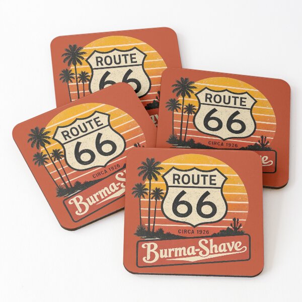 Artikelvorschau, Route 66 Mother Road Burma-Shave Kalifornien Westen 1950er Jahre Holen Sie sich Ihren Kick Tribut entworfen und verkauft von 90snerd.