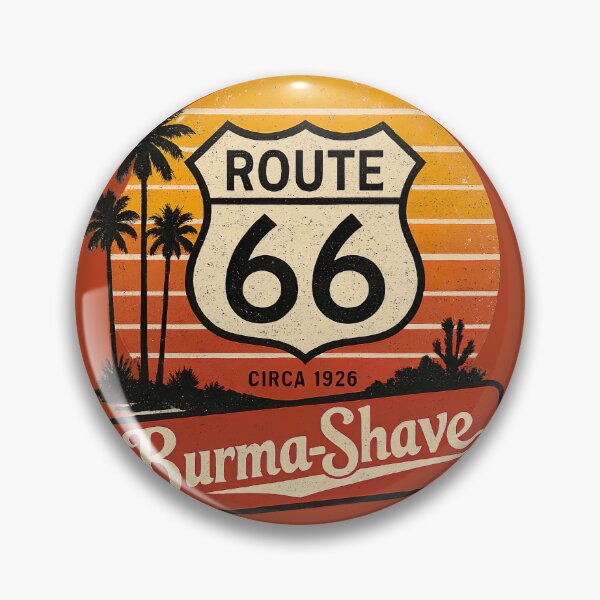 Artikelvorschau, Route 66 Mother Road Burma-Shave Kalifornien Westen 1950er Jahre Holen Sie sich Ihren Kick Tribut entworfen und verkauft von 90snerd.