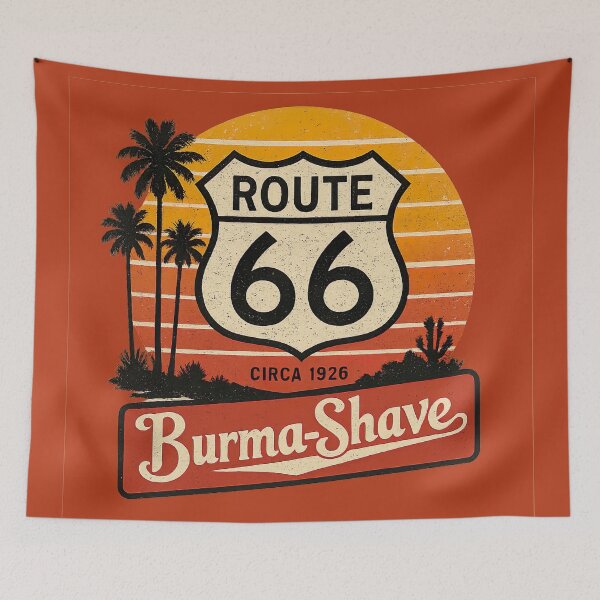 Item preview, Route 66 Mother Road Burma-Shave California West 1950s Get your kicks Tribute designed and sold by 90snerd.
